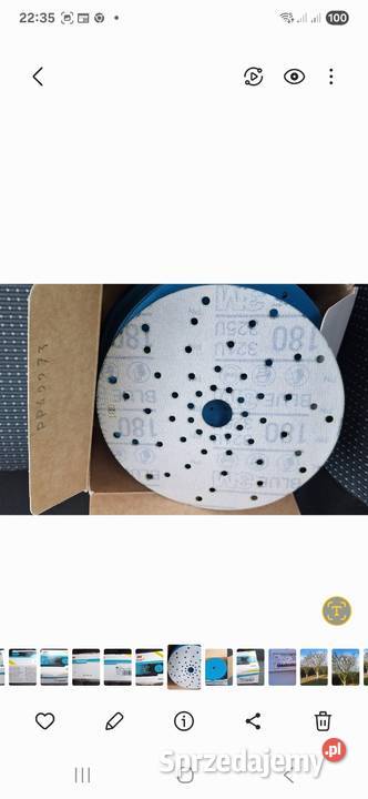 Krążki ścierne na rzep 150mm 3M Hookit 325U Kraków