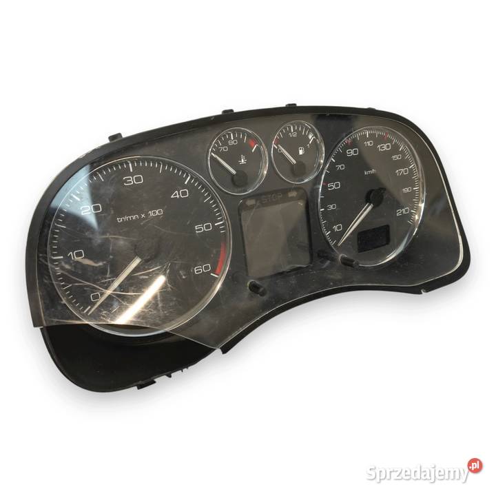 LICZNIK ZEGARY P9654485280 Peugeot 307 14 16 20 Liczniki i zegary sprzedam