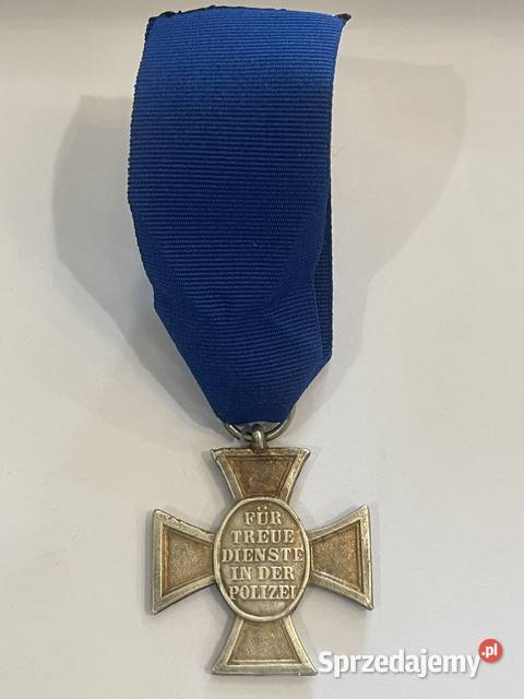 Niemiecki Medal Wierną Służbę w Policji II Klasa Militaria Kraków