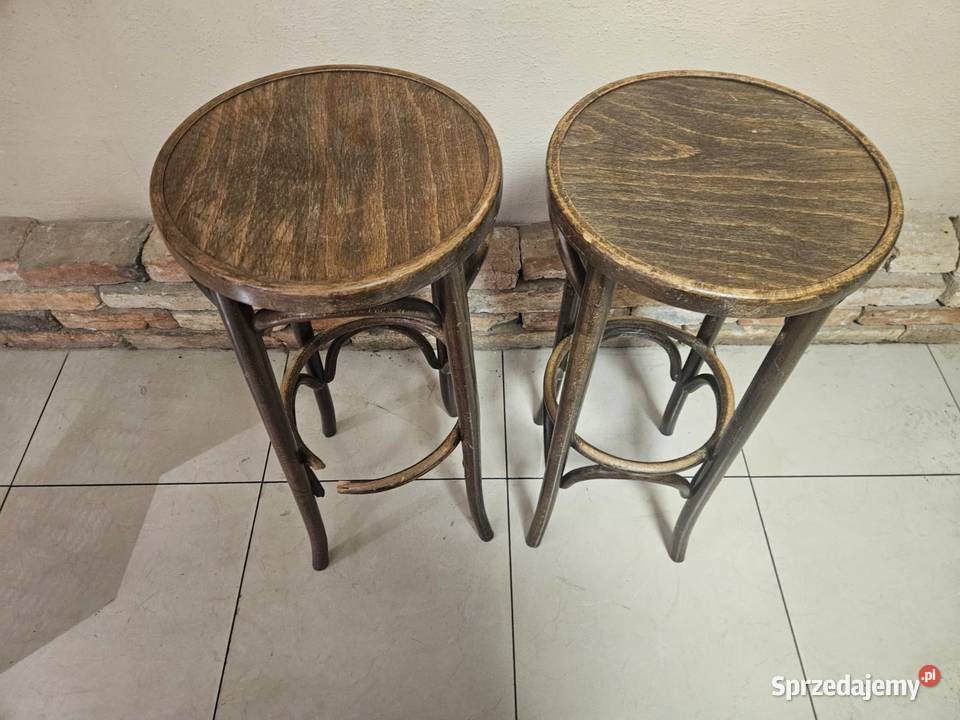 Hoker barowy THONET ORYGNALNIE GIĘTE DREWNO 2 Hokery śląskie Pszczyna