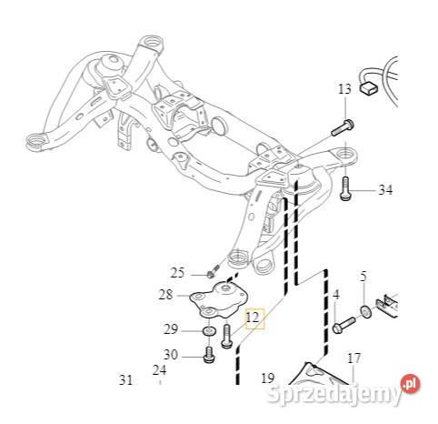 VOLVO X90I XC70 II sruba kolyski sanek ramy Bielany Wrocławskie