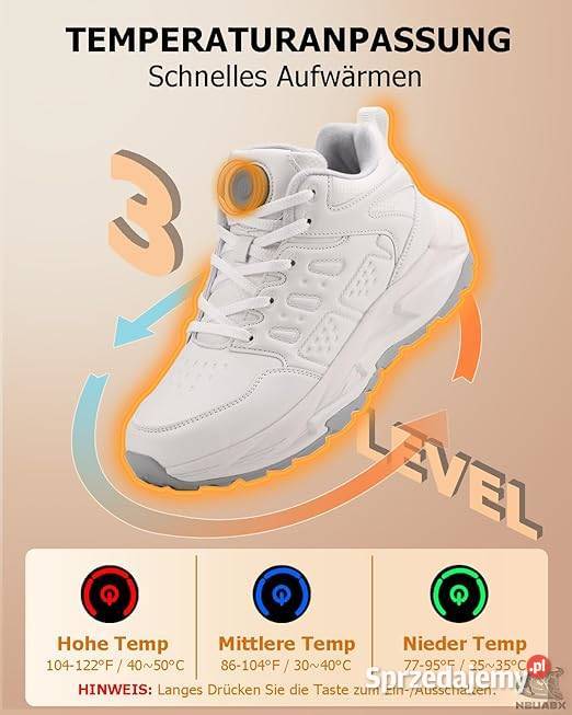 Podgrzewane buty męskie i damskie 4000 aMh R43