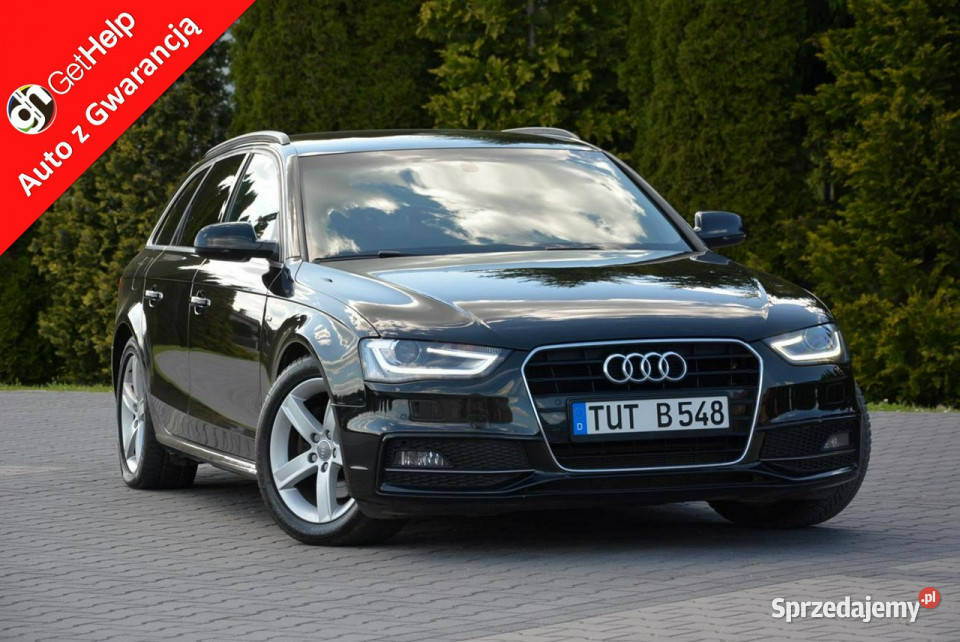 Audi A4 2XSline Skóry Duża Navi MMI Ledy BIXenon czujnik deszczu A4 mazowieckie Ostrów Mazowiecka