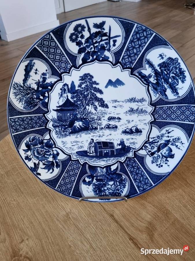 Talerz Dekoracyjny Chiński Antyki, Sztuka, Kolekcje Wola Podłężna