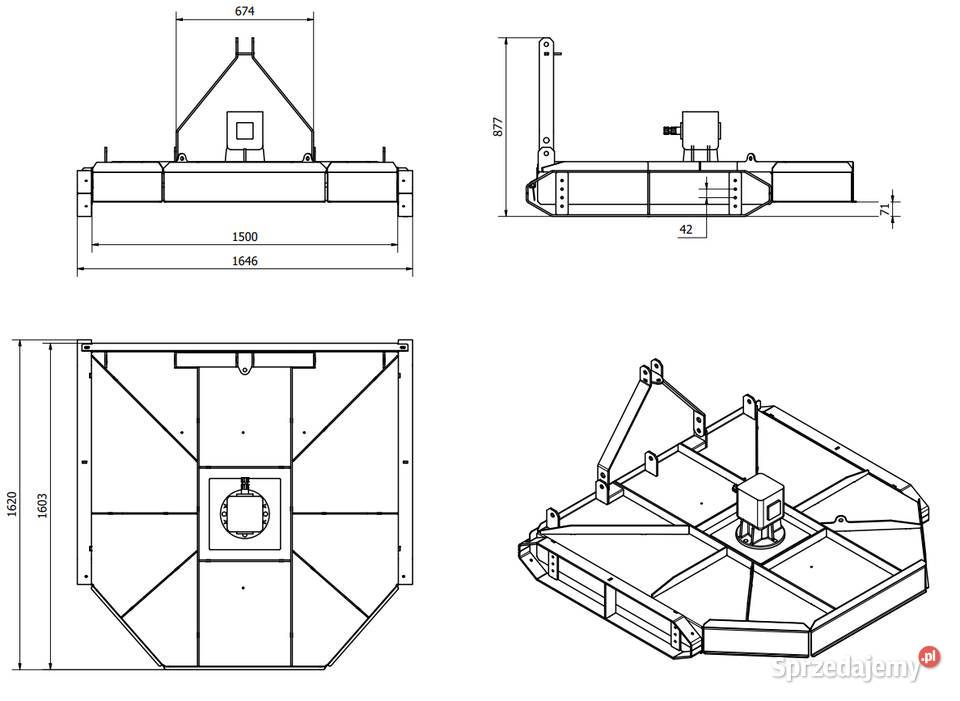 1 KOSIARKOROZDRABNIACZ KR 90120 dostawa cała nieuszkodzony Rolnictwo Alwernia