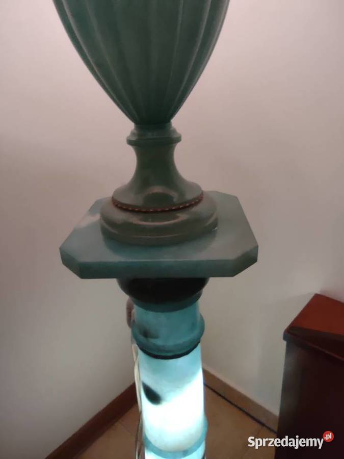 Lampa Kolumna Hiszpański Alabaster Gniezno