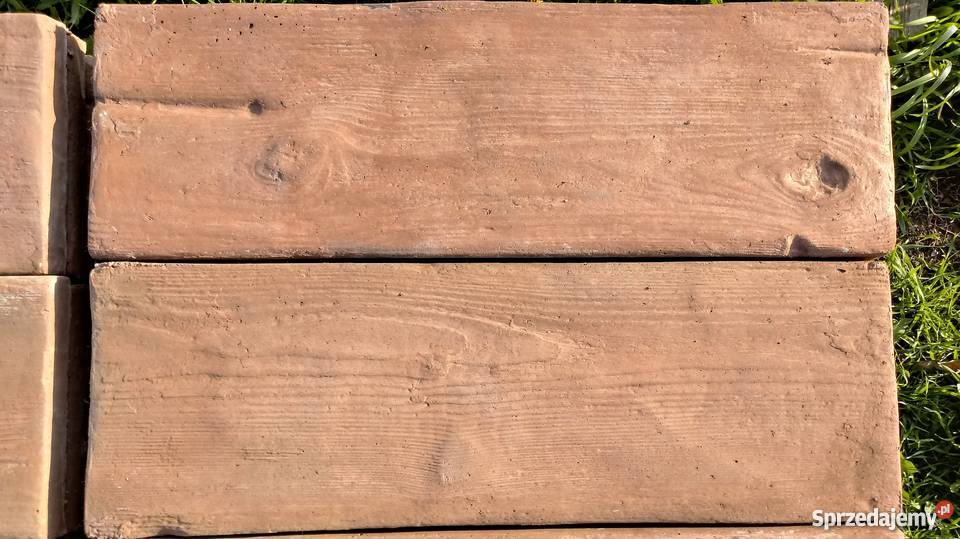 Deski betonowe donica ogród palisada drewno Architektura ogrodowa lubuskie Nietków
