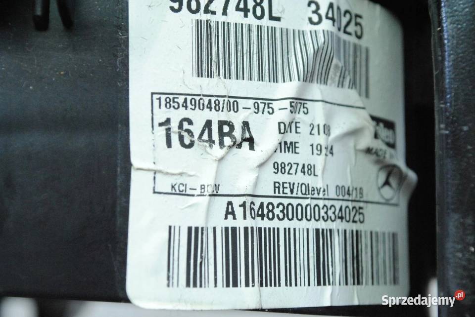 OBUDOWA NAGRZEWNICY MERCEDES ML W164 LIFT 30