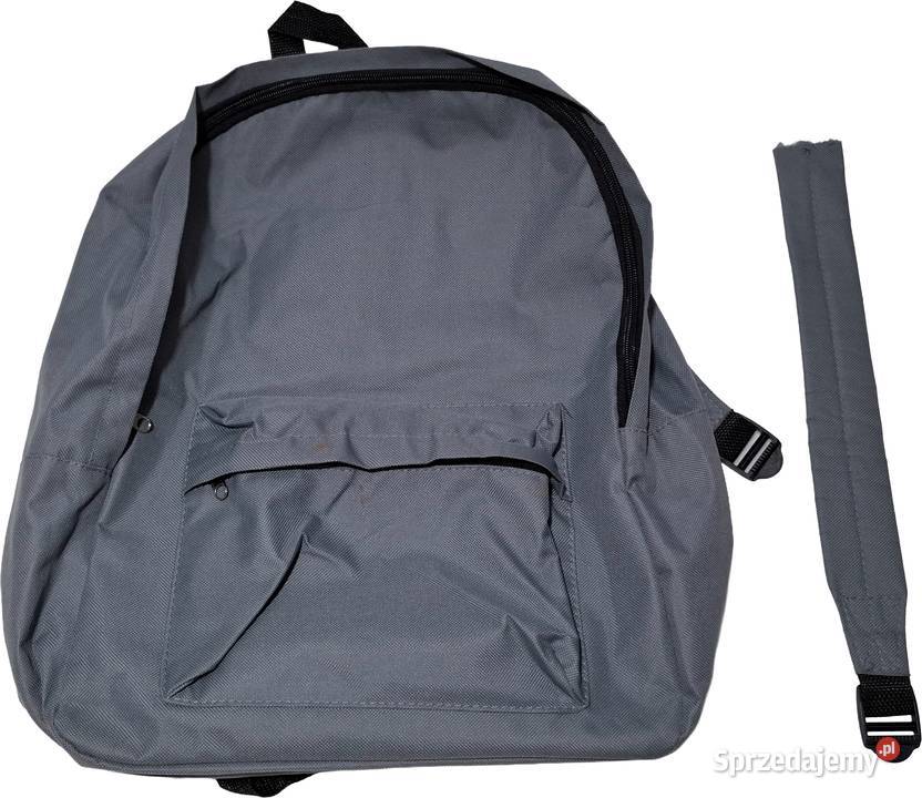 Plecak szary 14x32x42 Paso uszkodzony Torby, plecaki i walizki Czeladź