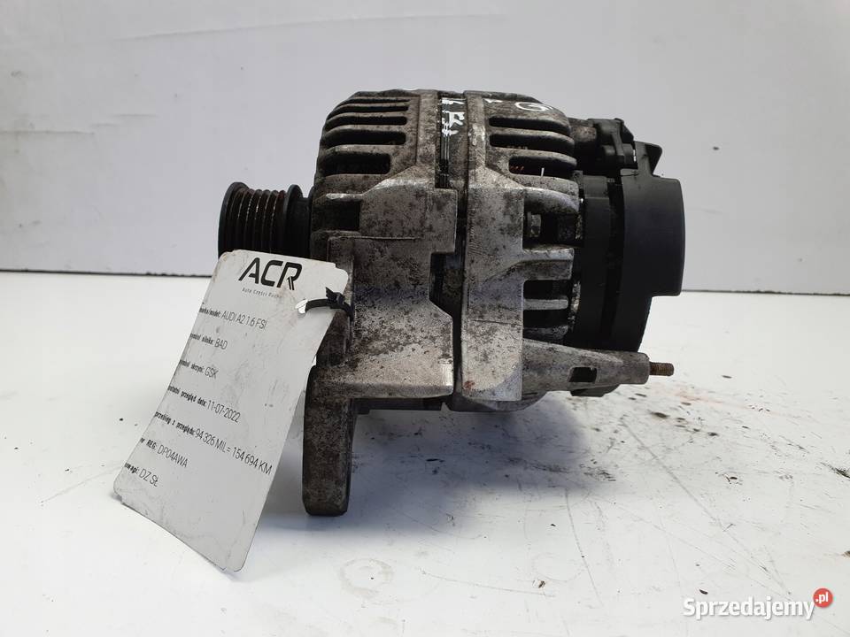 ALTERNATOR Audi A2 16 FSI BAD Bosch Alternator lubelskie Rudka