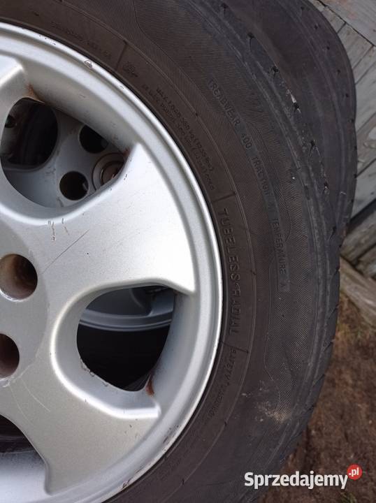Koła komplet alufelgi R15 5x110 opony letnie Ogrodzieniec
