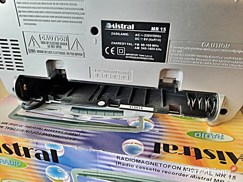 Radiomagnetofon Mistral model MR 15 Elektronika Ostrów Wielkopolski