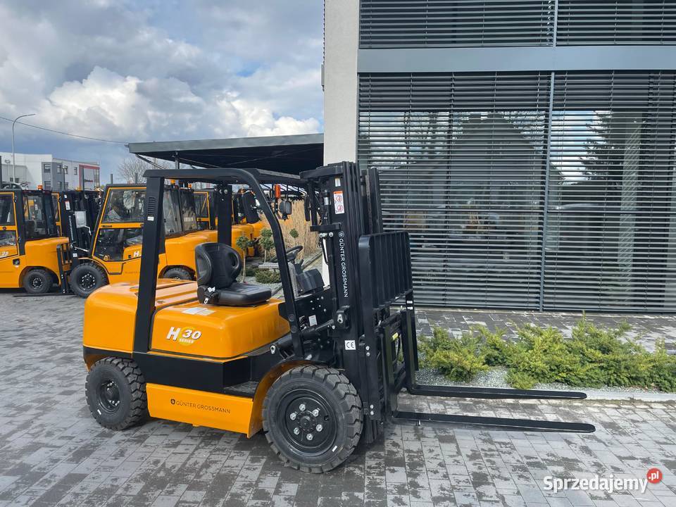 Nowy wózek widłowy triplex Gunter Grossmann 3T Jedwabne