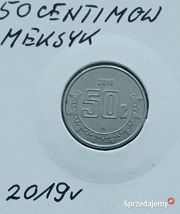 50 Centavo Meksyk 2019 r
