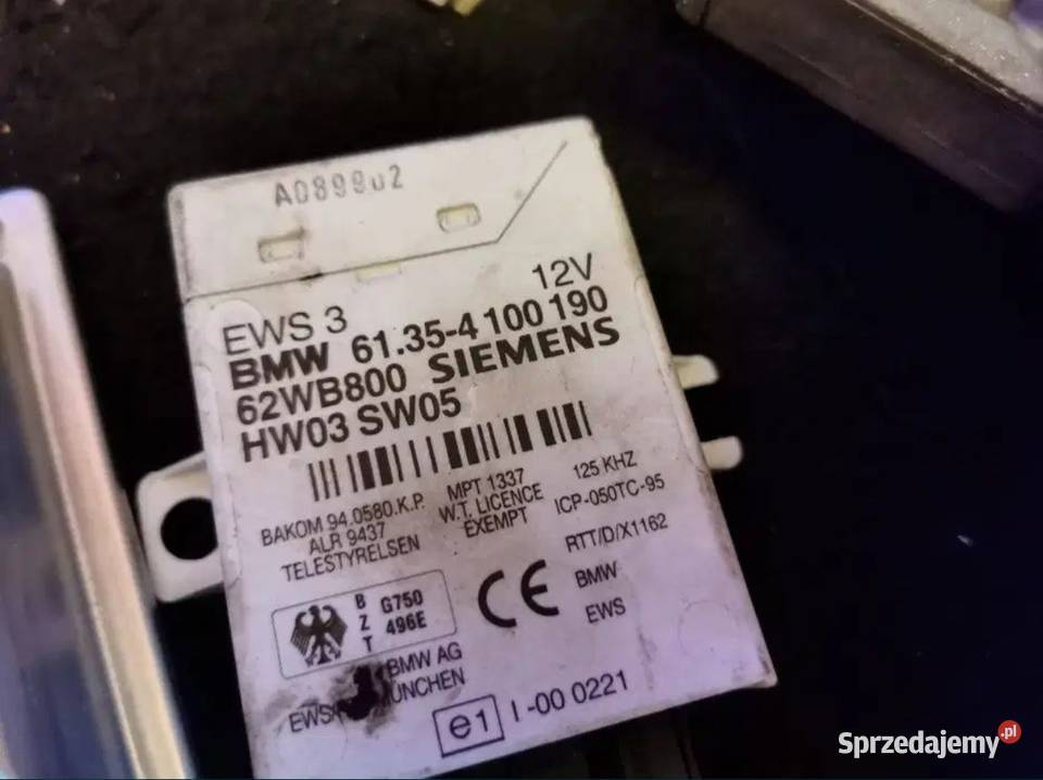 Zestaw startowy stacyjka wkładka BMW E46 m54 Żory sprzedam