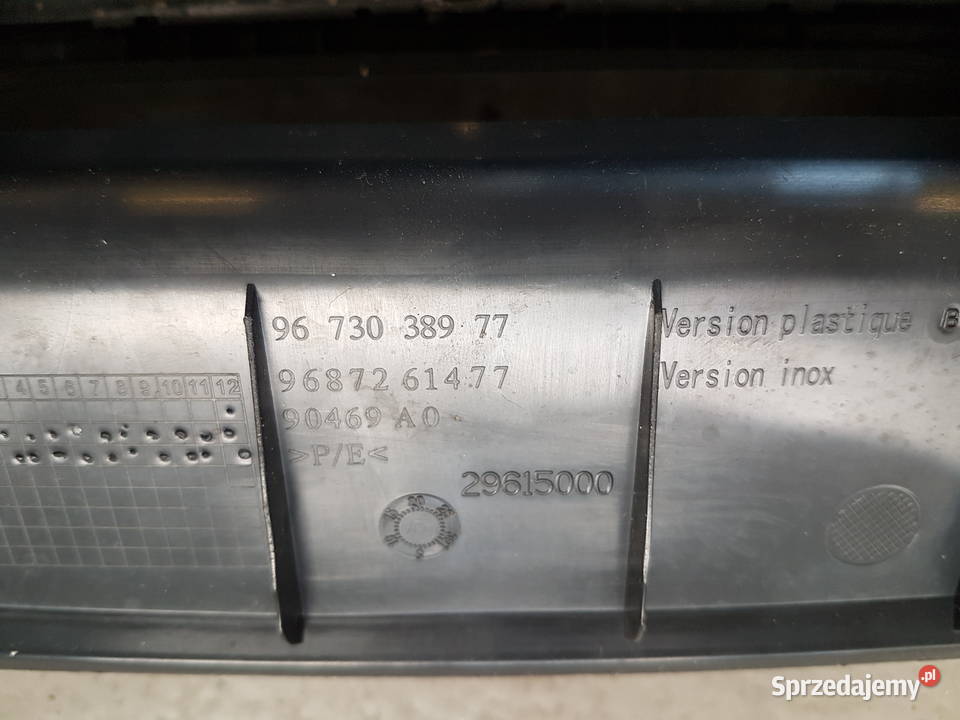 PEUGEOT 508 SW 9673038977 OSLONA PROGU BAGAZNIKA Turek