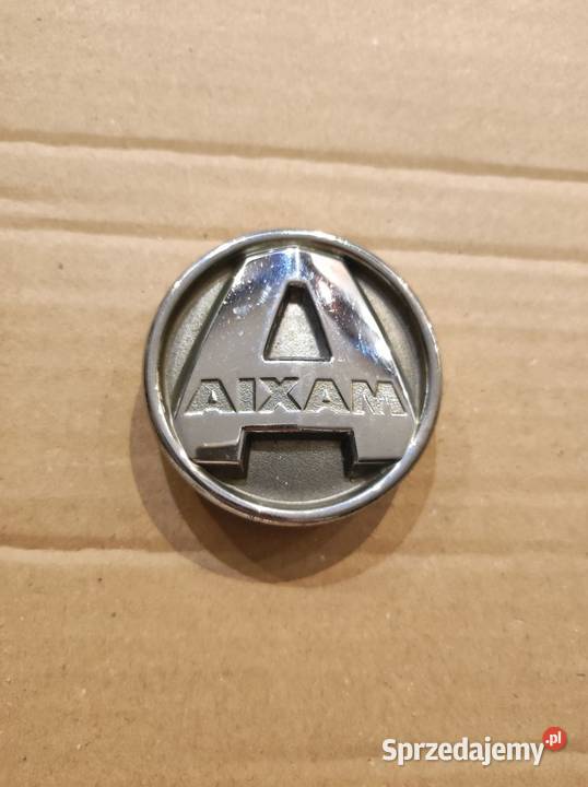 logo emblemat znaczek chromowany Aixam plakietka Kielce