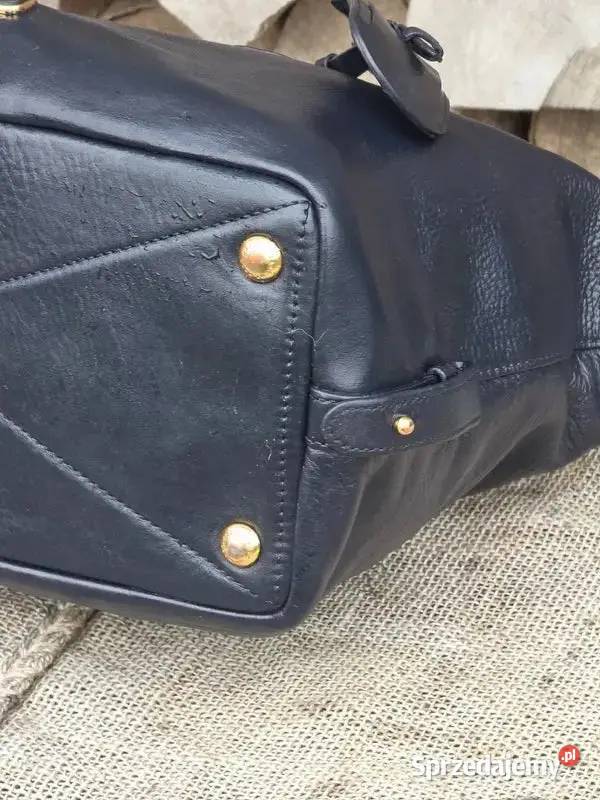 Marc Jacobs Duża skórzana torebka kuferek gruba Warszawa