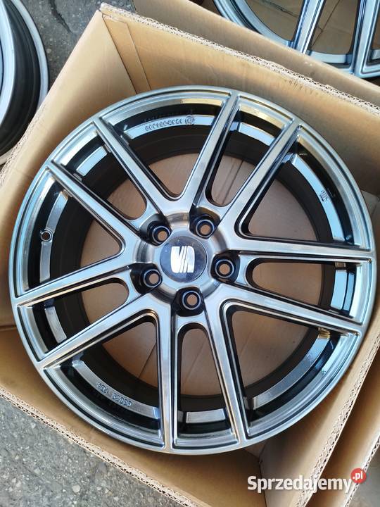 A117 Alufelgi Uzywane 185x112 Et43 7J Skoda Seat aluminiowe Bąków