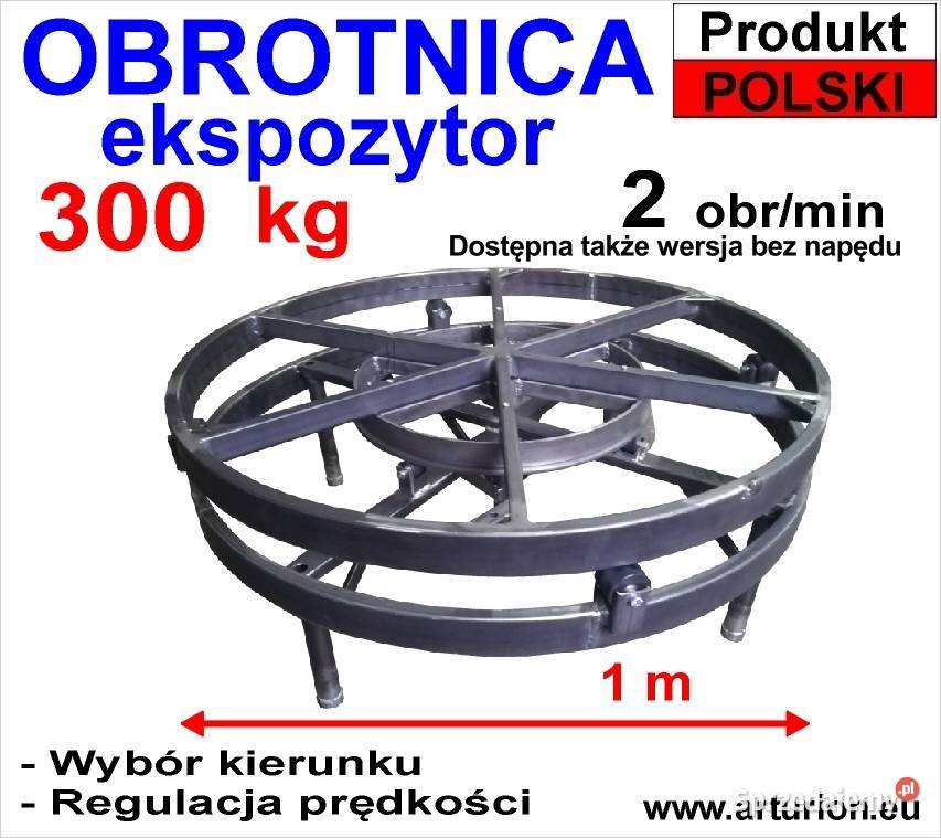 Kawalet Ekspozytor Obrotnica do 300 15 m ster Meble