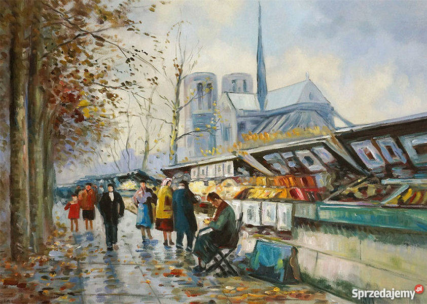 Prezent księdza Obraz Antykwariusz Edouard Warszawa