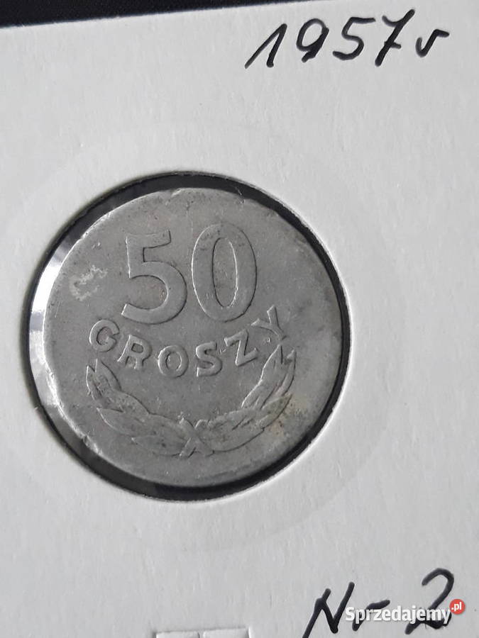 50 Groszy 1957 r 2 rzadkość Konin