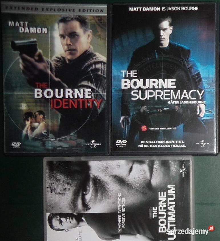 Janon Bourne 3 dvd nowe wysyłka Rzeszów