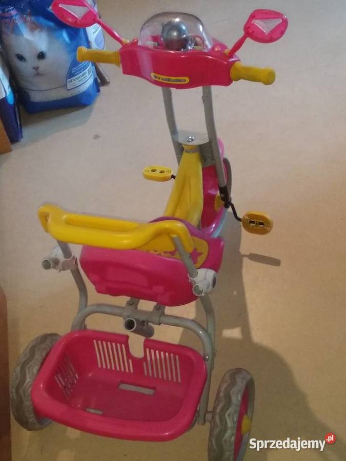 rowerek trójkołowy dziecięcy dziewczęcy różowy Poznań