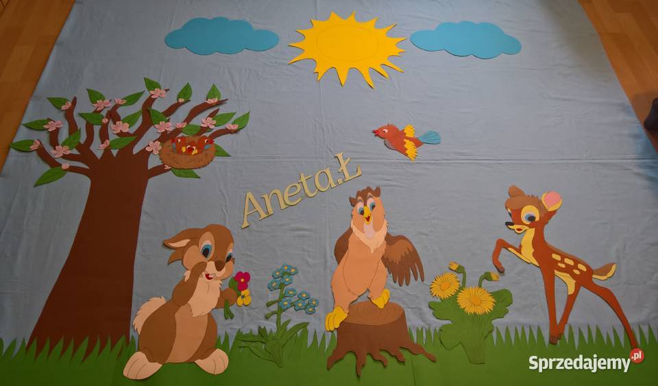 Dekoracje bajkowe z brystolu dowolna bajka