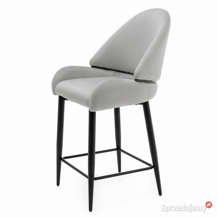 Hoker Tapicerowany Bergamo Jasnoszary Wysyłka Tarchały Małe