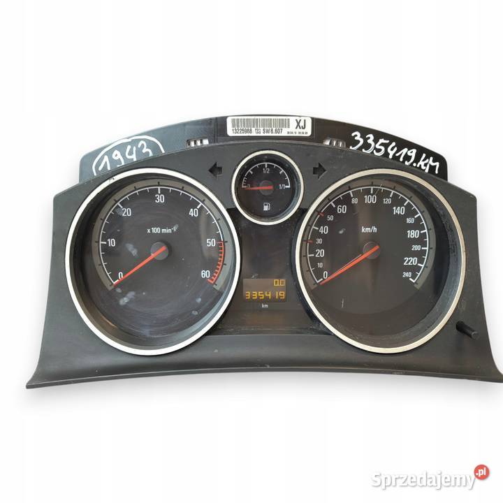 LICZNIK ZEGARY 13225988 XJ Opel Astra H Zafira B lubelskie Chełm