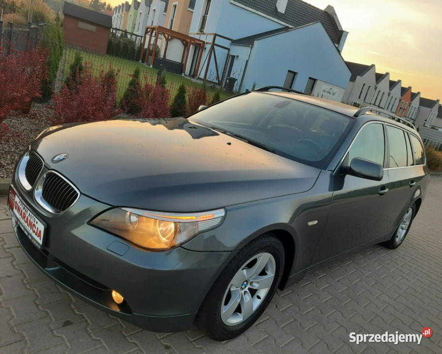 BMW 525 25i 218 NAVI SKÓRA MANUAL Rata600zl E60 Śrem