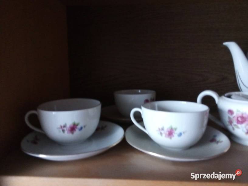 Stara Polska porcelana Serwis kawowy Karolina Słupca