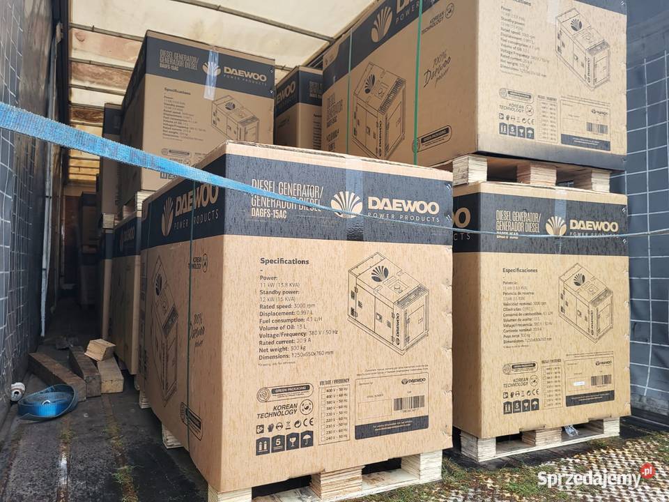 AGREGAT Generator prądotwórczy DAEWOO DAGFS15AC Katowice