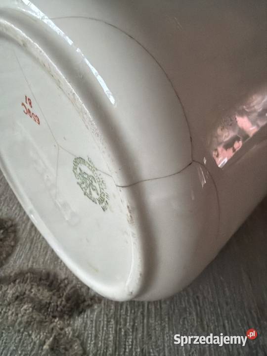 Zabytkowy zestaw toaletowy z porcelany sygnowany dolnośląskie Bystrzyca Kłodzka