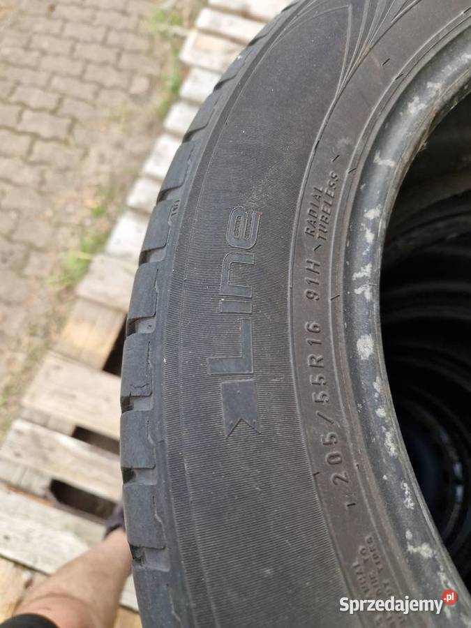 Komplet opon letnich Nokian 20555R16 4 Warszawa sprzedam