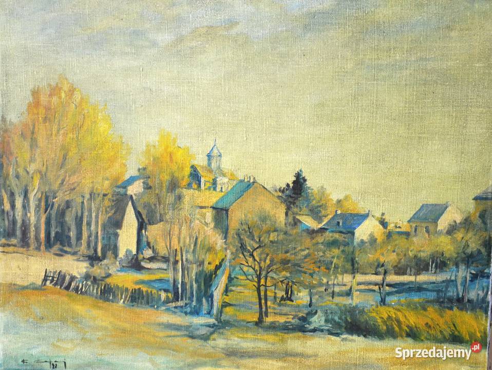 Olej na płótnie Celej 1992r 5061 Malarstwo Warszawa
