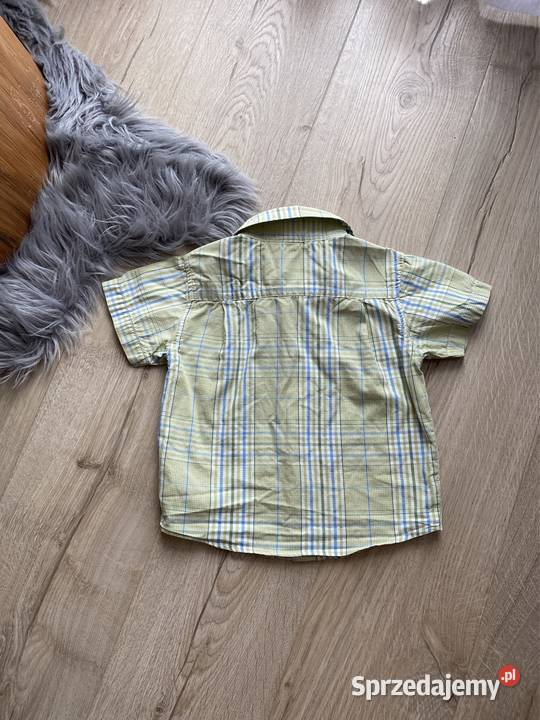Koszula chłopięca 100 bawełna w kratkę 92 98 2 lata+ świętokrzyskie Kielce