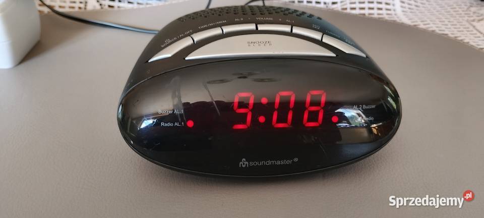 Radiobudzik Soundmaster UR101SW Czytelny LED Wąbrzeźno