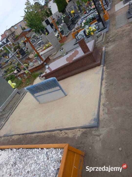 Pomnik pojedyńczy vanga 180x80 sarkofag wielkopolskie Marzenin