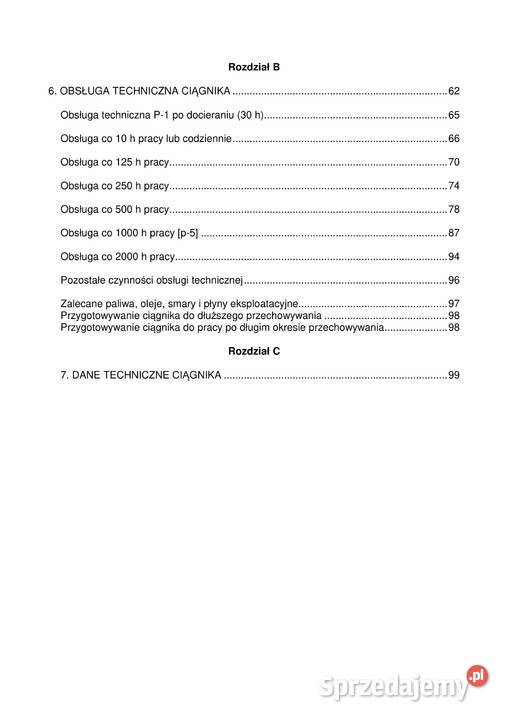 BELARUS MTZ 1523 I POCHODNE instrukcja obsługi Stalowa Wola
