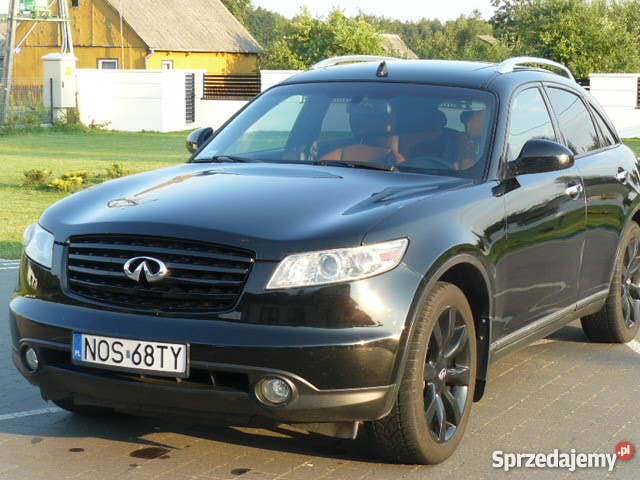 INFINITI FX35 35V6 GAZ NOWY 4x4 piękny super st zmieniarka CD mazowieckie Siedlce sprzedam