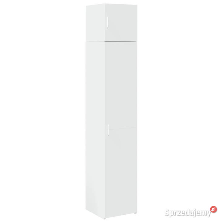 Wąska szafka biała 40x425x225 materiał Pozostałe mazowieckie Warszawa