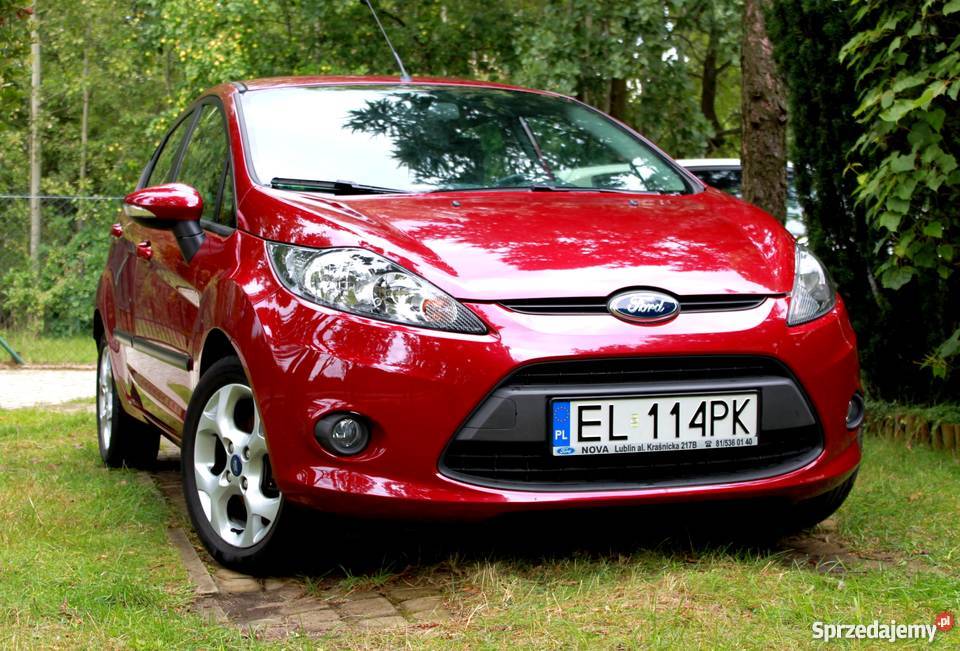 Ford Fiesta MK7 14 bezwypadkowy Polski salon Hatchback łódzkie Łódź