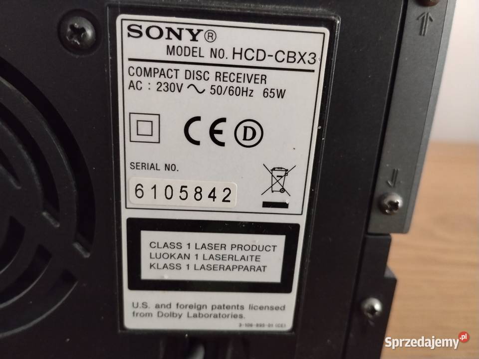 Sony radio plus cd łódzkie
