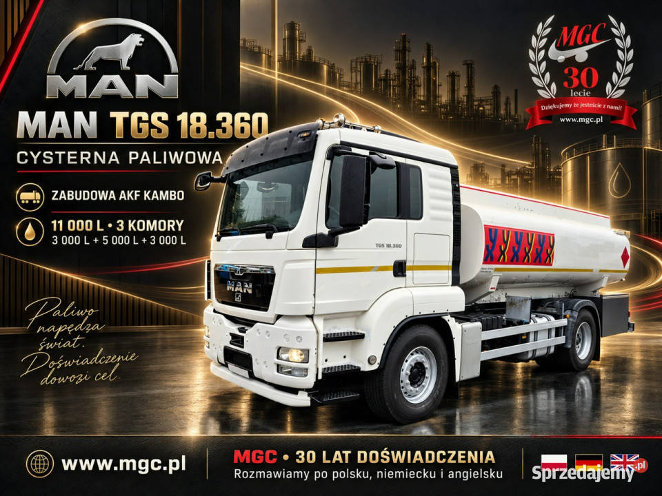 MAN TGS 18360 ADR MAN TGS 18360 CYSTERNA ADR Łaziska Górne