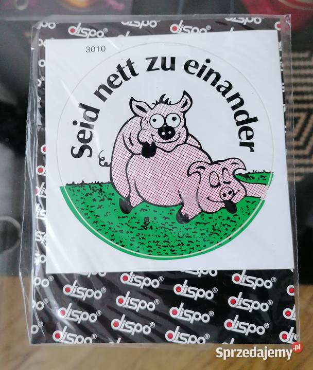 ŚMIESZNA NAKLEJKASEID NETT ZU EINANDER