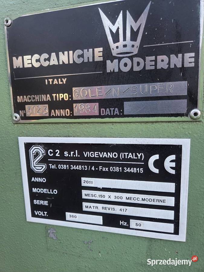 Walcarka do Gumy Włochy Mecchaniche Moderne Kępno