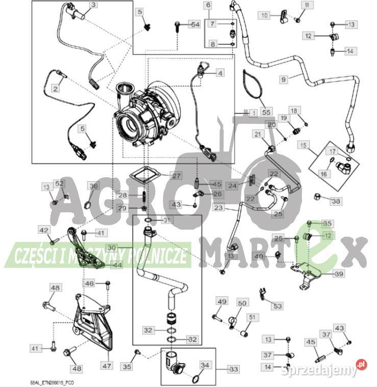 DZ120180 DZ112224 RM100717 TURBOSPRĘŻARKA 7R JD Pozostałe Wichrów