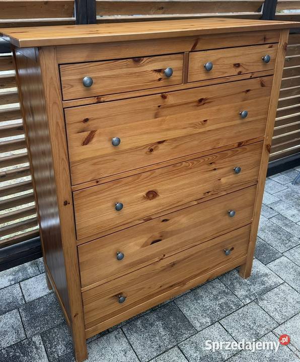 Komoda Hemnes lite drewno 6 szuflad Poddębice